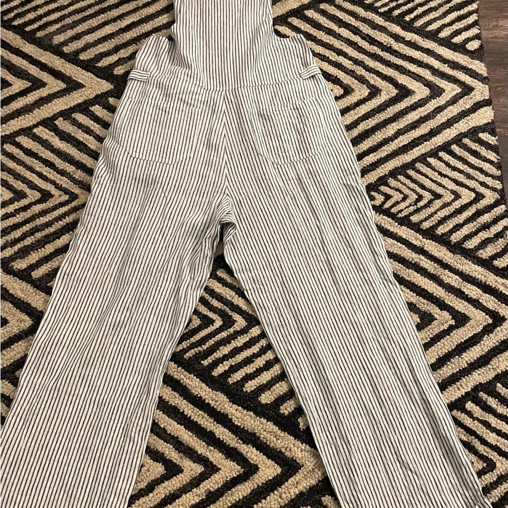 Sonoma Black and White Striped Jumpsuit - Picture 2 of 5